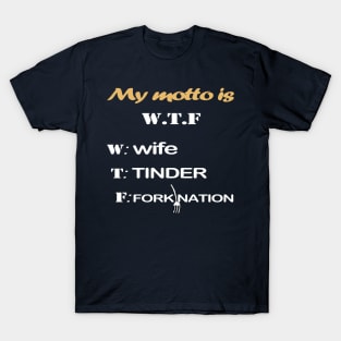 husband wife joke T-Shirt